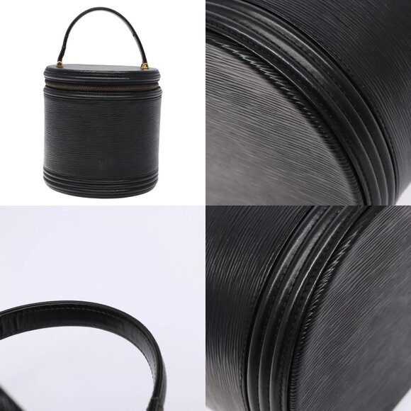 LOUIS VUITTON Epi Cannes Hand Bag Black M48032 LV Auth gh638 - Picture 14 of 15